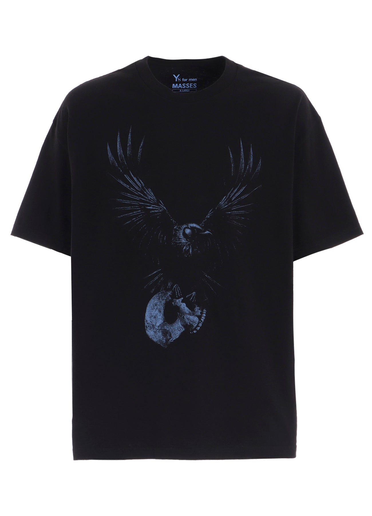 【Y's for men × MASSES】COTTON SINGLE PRINT ROUND NECK SHORT SLEEVE T