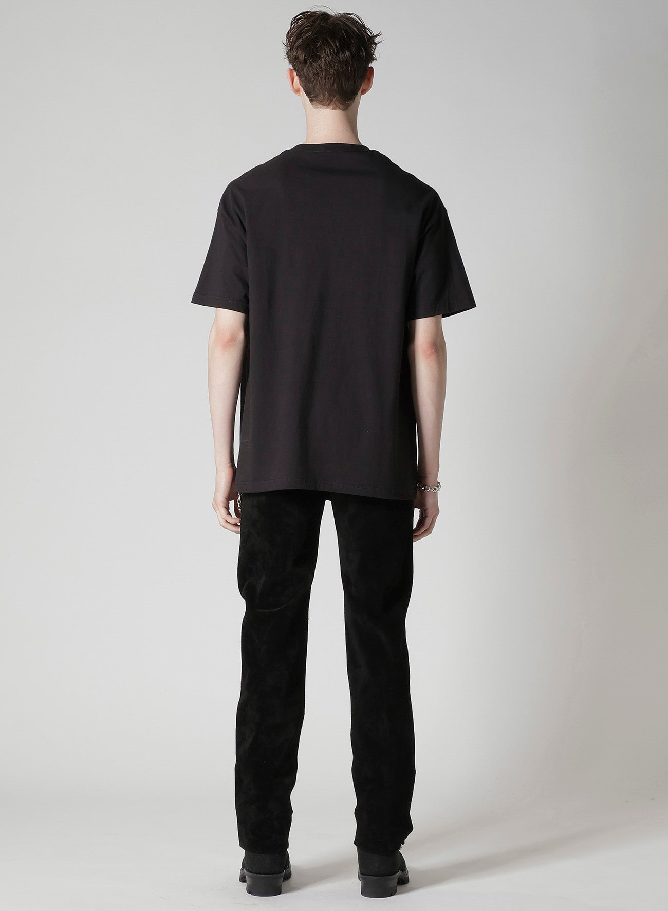 【Y's for men × MASSES】COTTON SINGLE PRINT ROUND NECK SHORT SLEEVE T