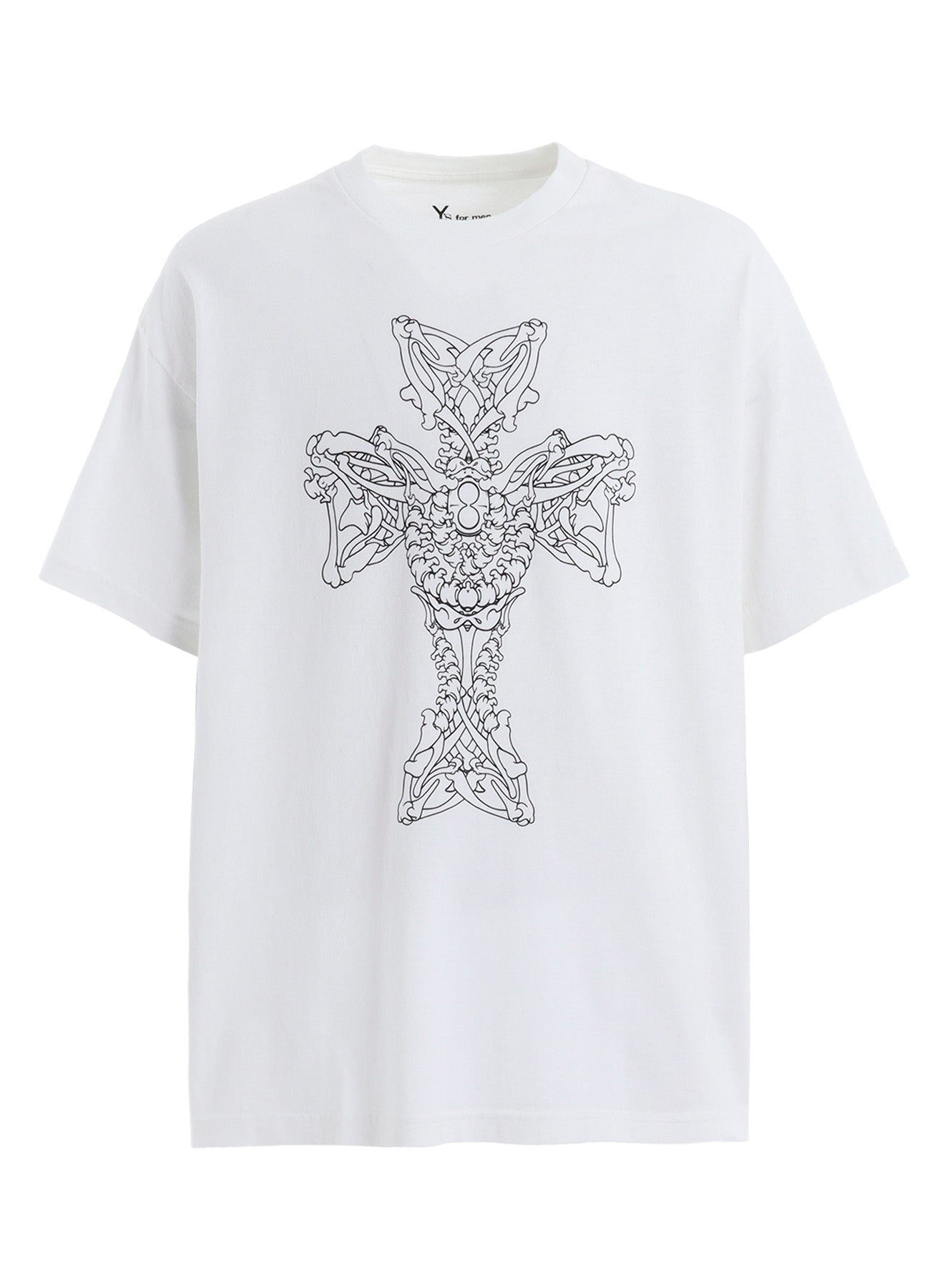 【Y's for men × MASSES】COTTON SINGLE PRINT ROUND NECK SHORT SLEEVE T
