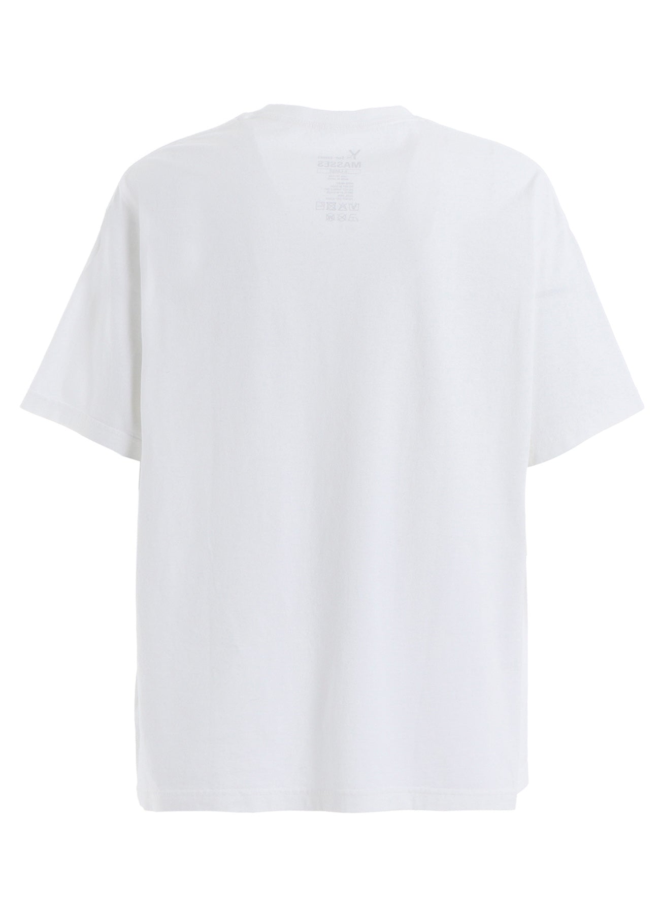 【Y's for men × MASSES】COTTON SINGLE PRINT ROUND NECK SHORT SLEEVE T