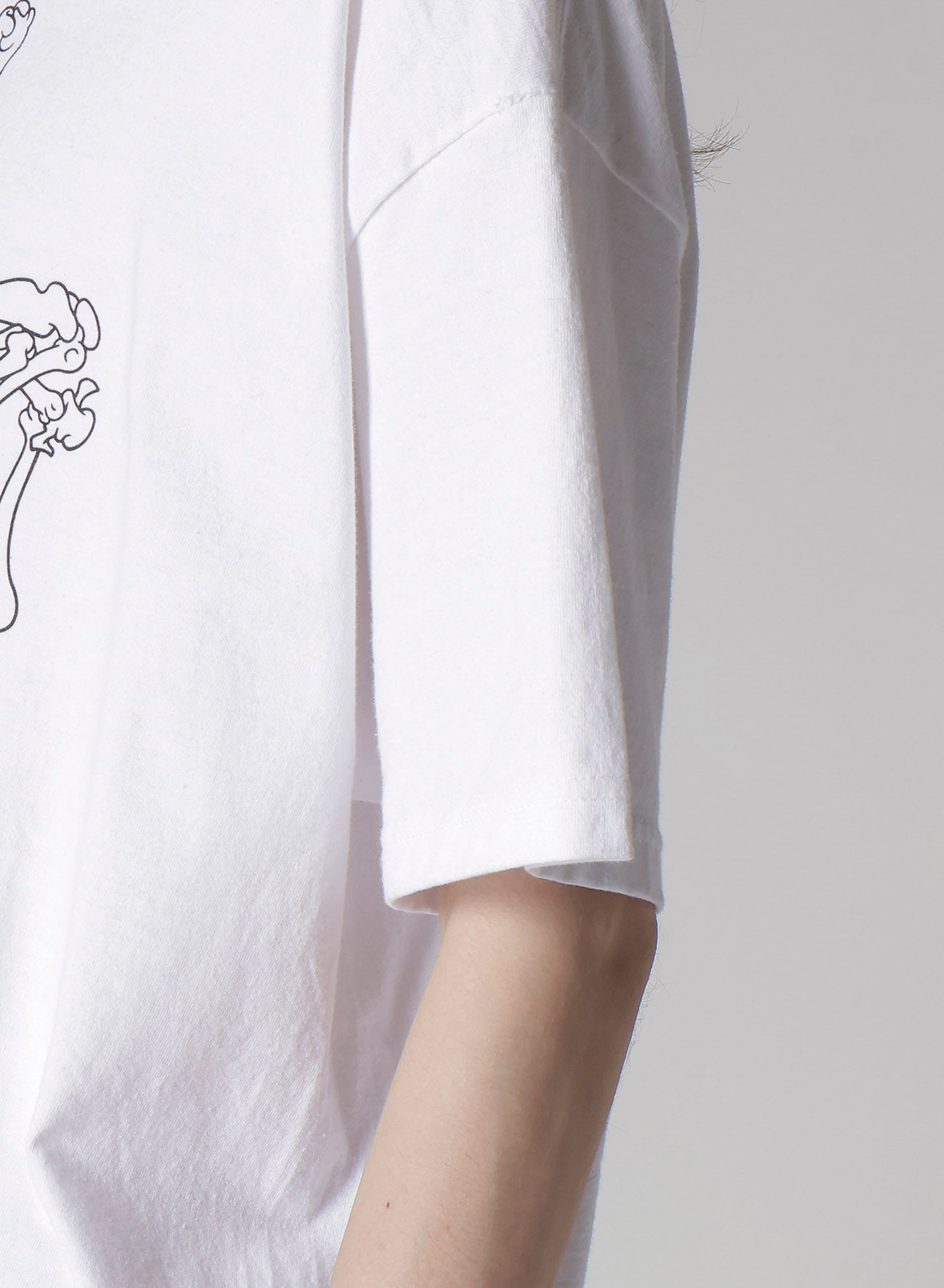 【Y's for men × MASSES】COTTON SINGLE PRINT ROUND NECK SHORT SLEEVE T