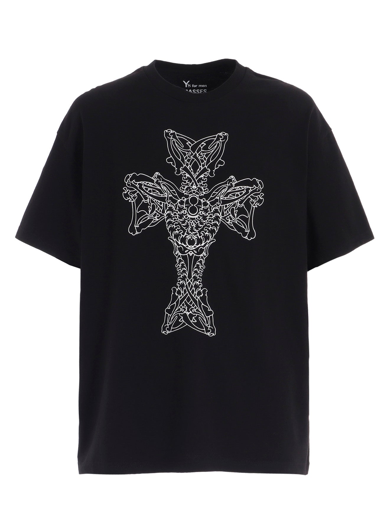 【Y's for men × MASSES】COTTON SINGLE PRINT ROUND NECK SHORT SLEEVE T