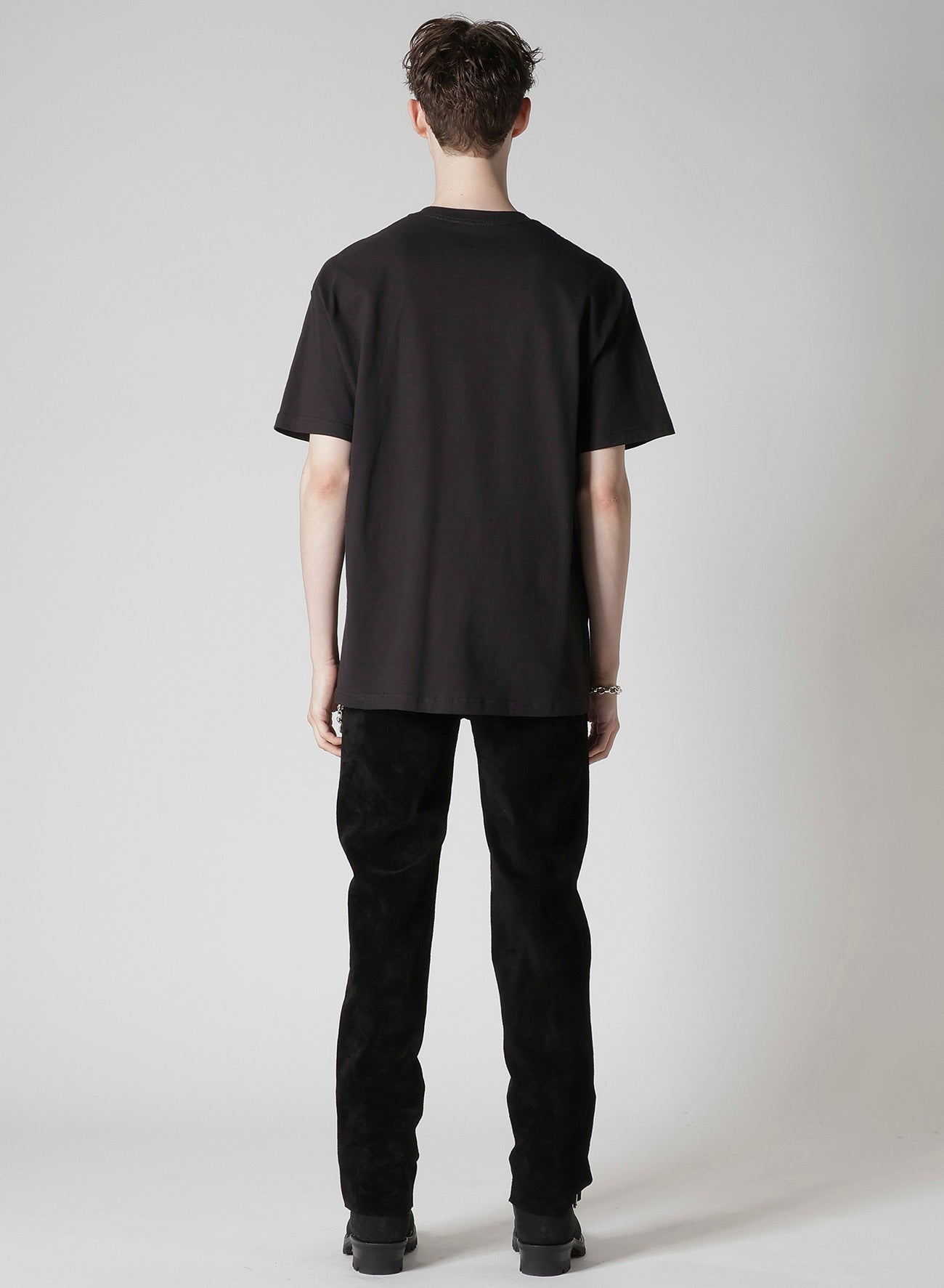 【Y's for men × MASSES】COTTON SINGLE PRINT ROUND NECK SHORT SLEEVE T