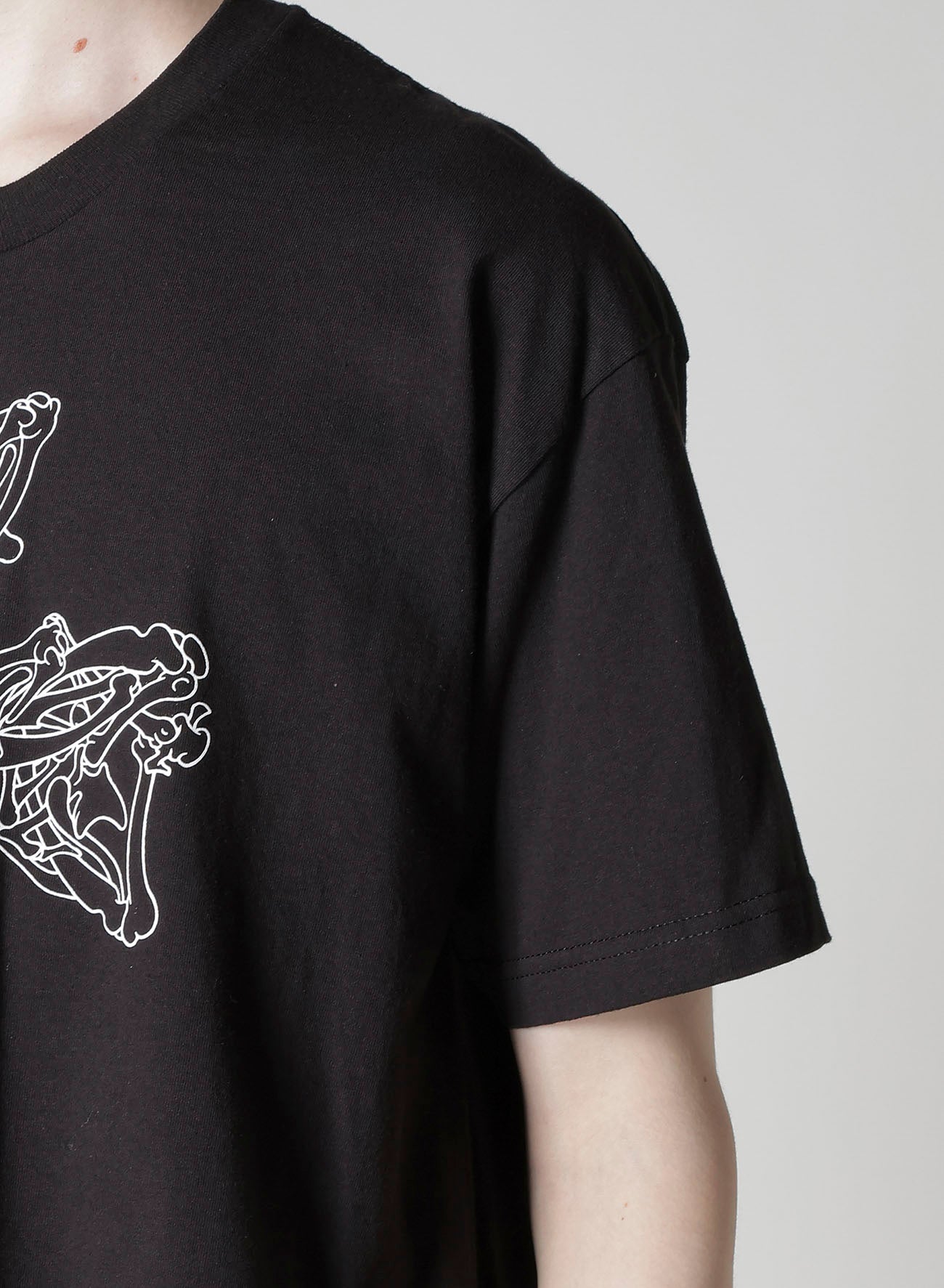 【Y's for men × MASSES】COTTON SINGLE PRINT ROUND NECK SHORT SLEEVE T