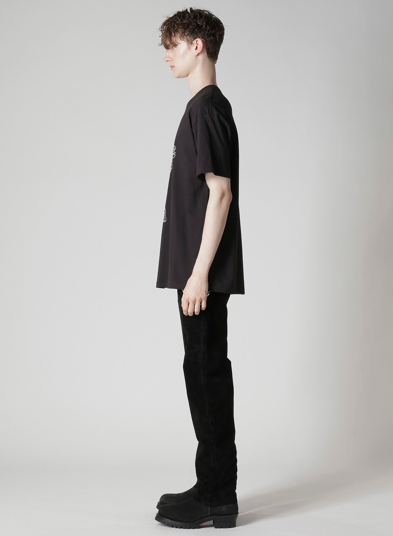 【Y's for men × MASSES】COTTON SINGLE PRINT ROUND NECK SHORT SLEEVE T