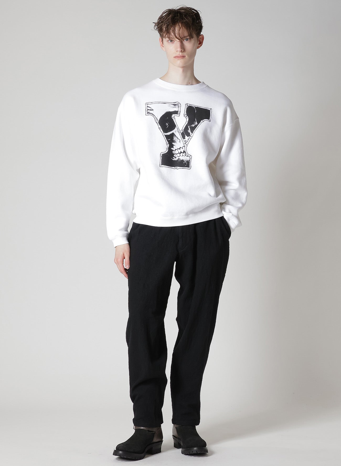 【Y's for men × MASSES】BRUSHED FRENCH TERRY PULLOVER