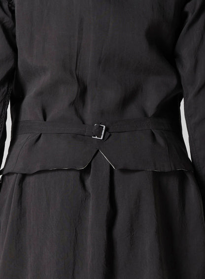 WOOL GABARDINE 7-BUTTON VEST