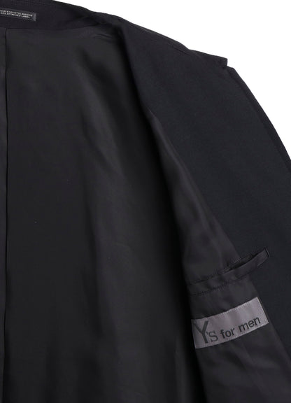 WOOL GABARDINE BLOUSON WITH FLAP POCKET