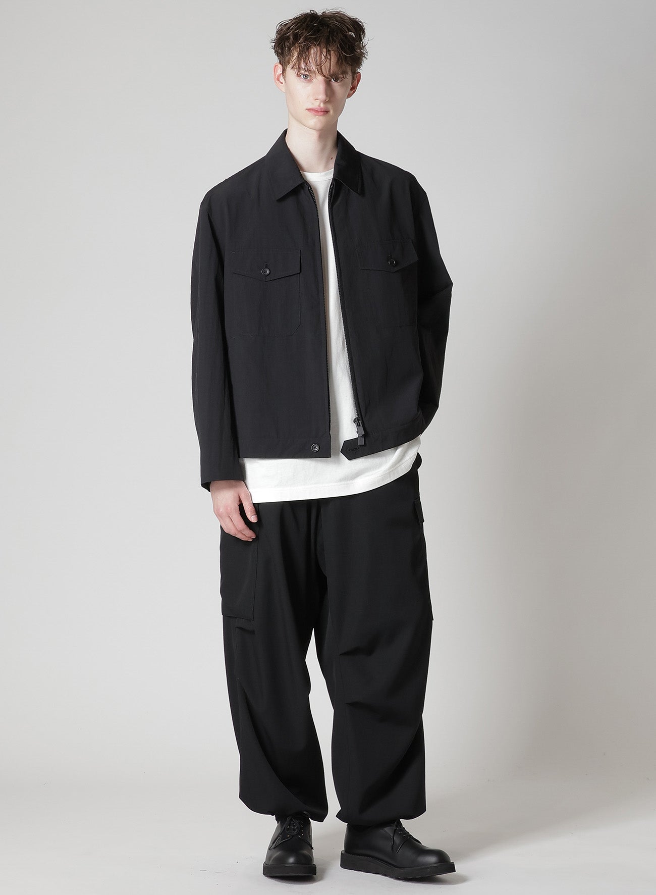 NYLON WEATHER FLAP POCKET BLUSON