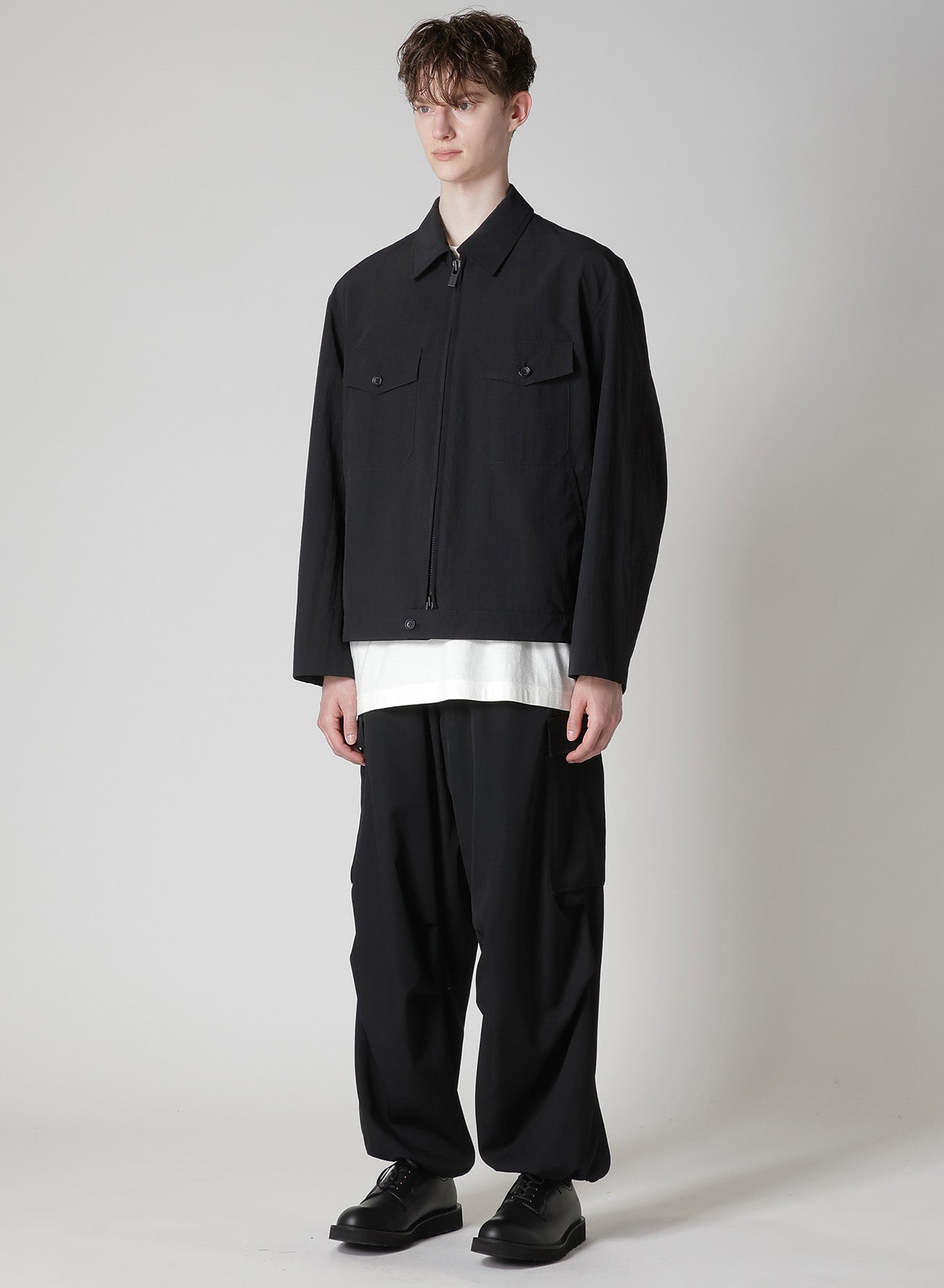 NYLON WEATHER FLAP POCKET BLUSON