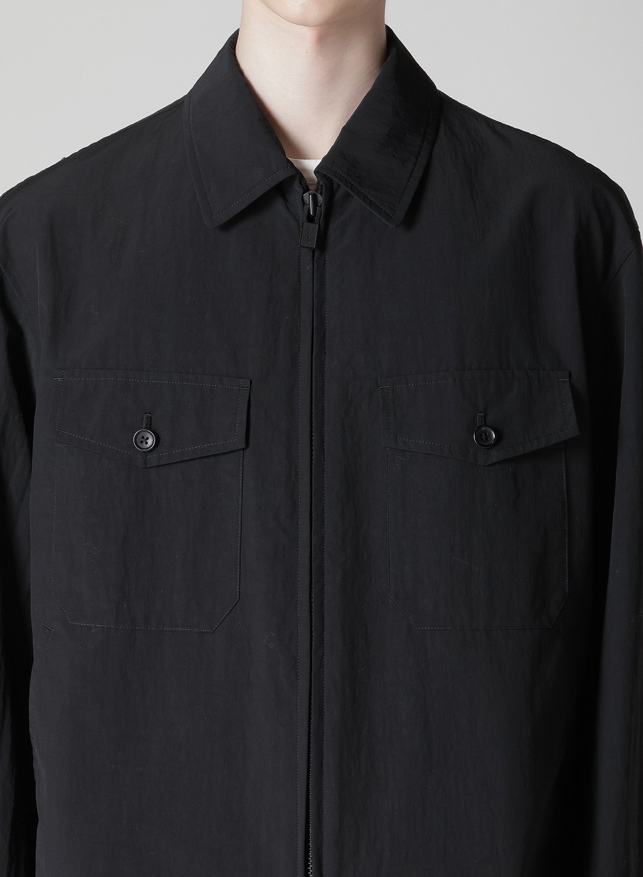 NYLON WEATHER FLAP POCKET BLUSON