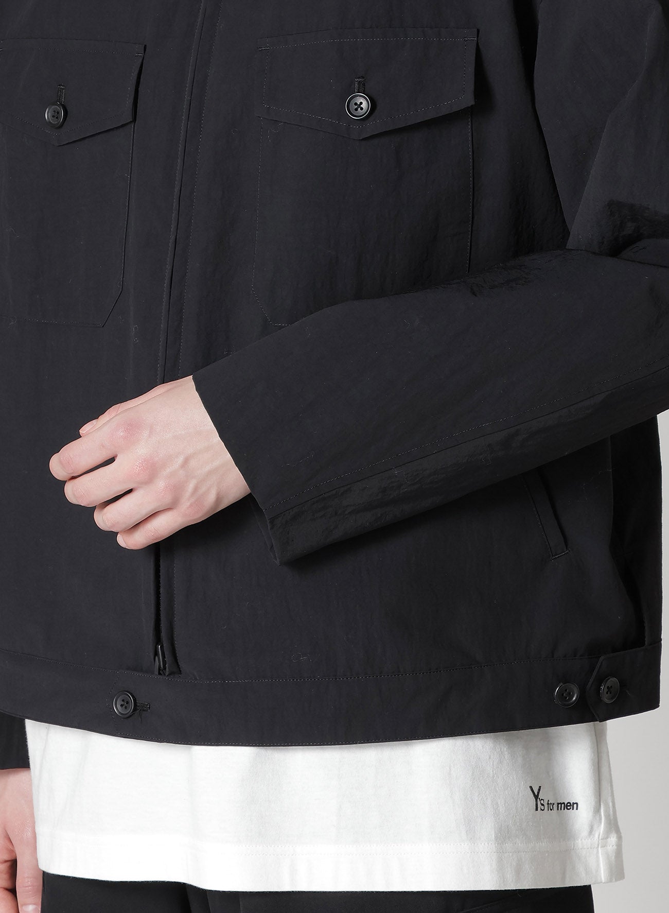 NYLON WEATHER FLAP POCKET BLUSON