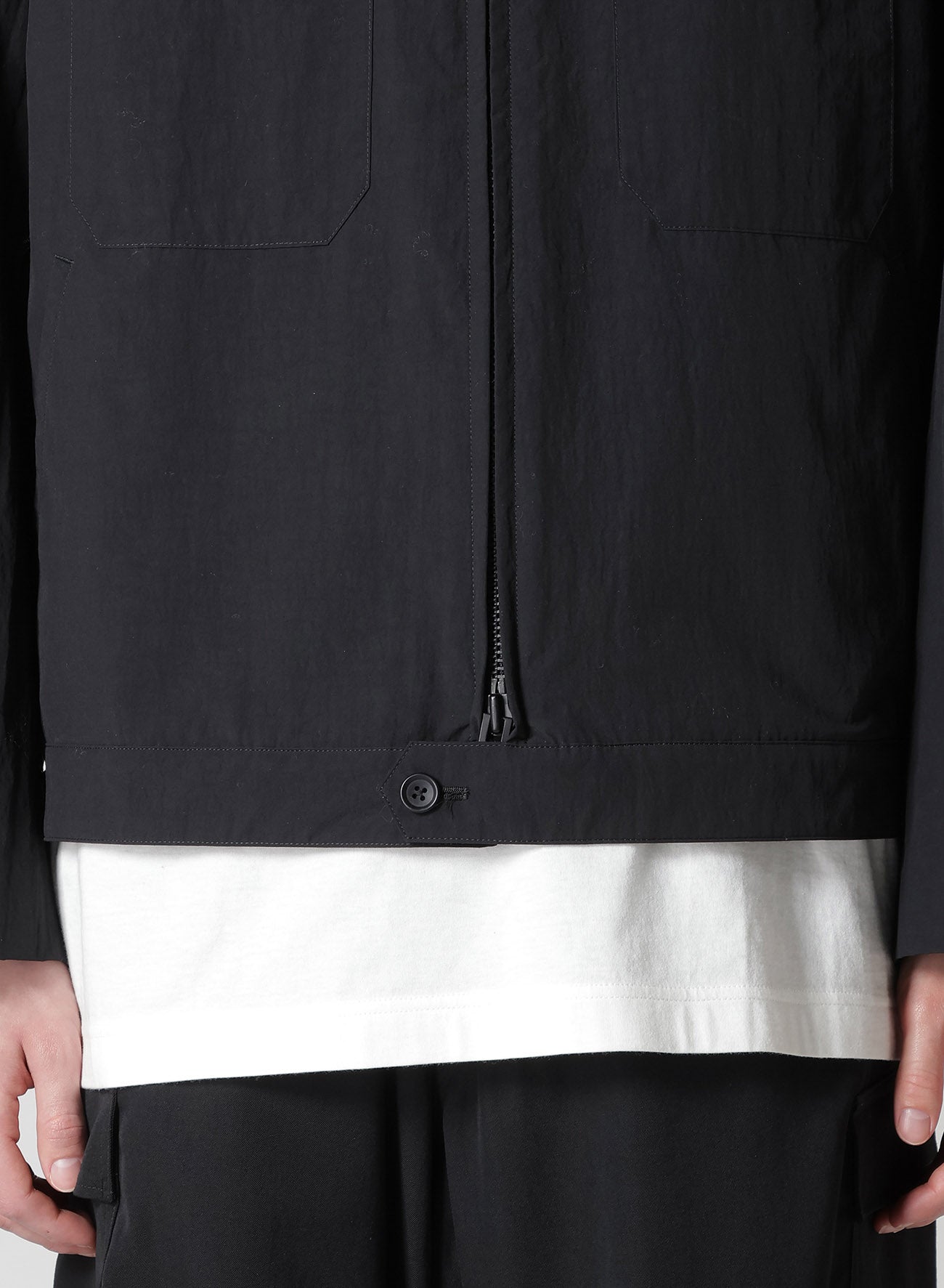 NYLON WEATHER FLAP POCKET BLUSON