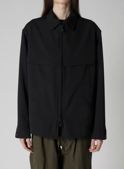 WOOL GABARDINE STORM SHIELD BLOUSON