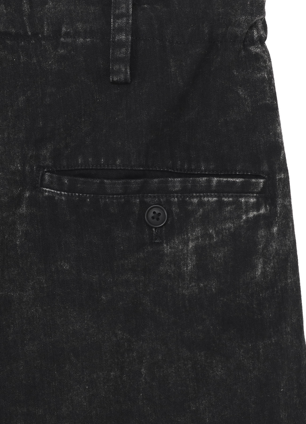 BLEACHING DENIM PANTS WITH SIDE TUCK