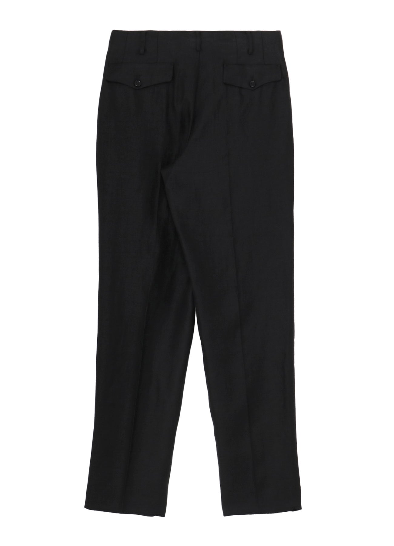 LINEN TWILL PANTS WITH 2-TUCKS