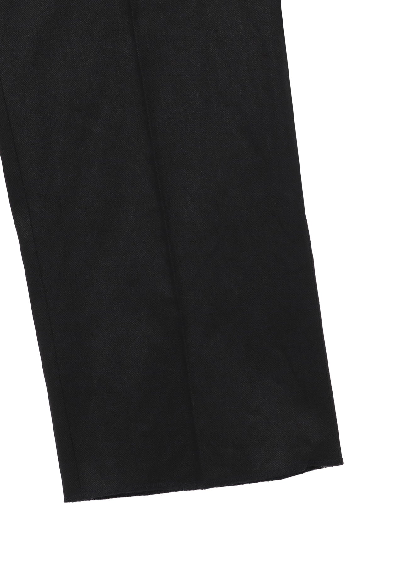 LINEN COTTON TWILL NO-TUCK PANTS