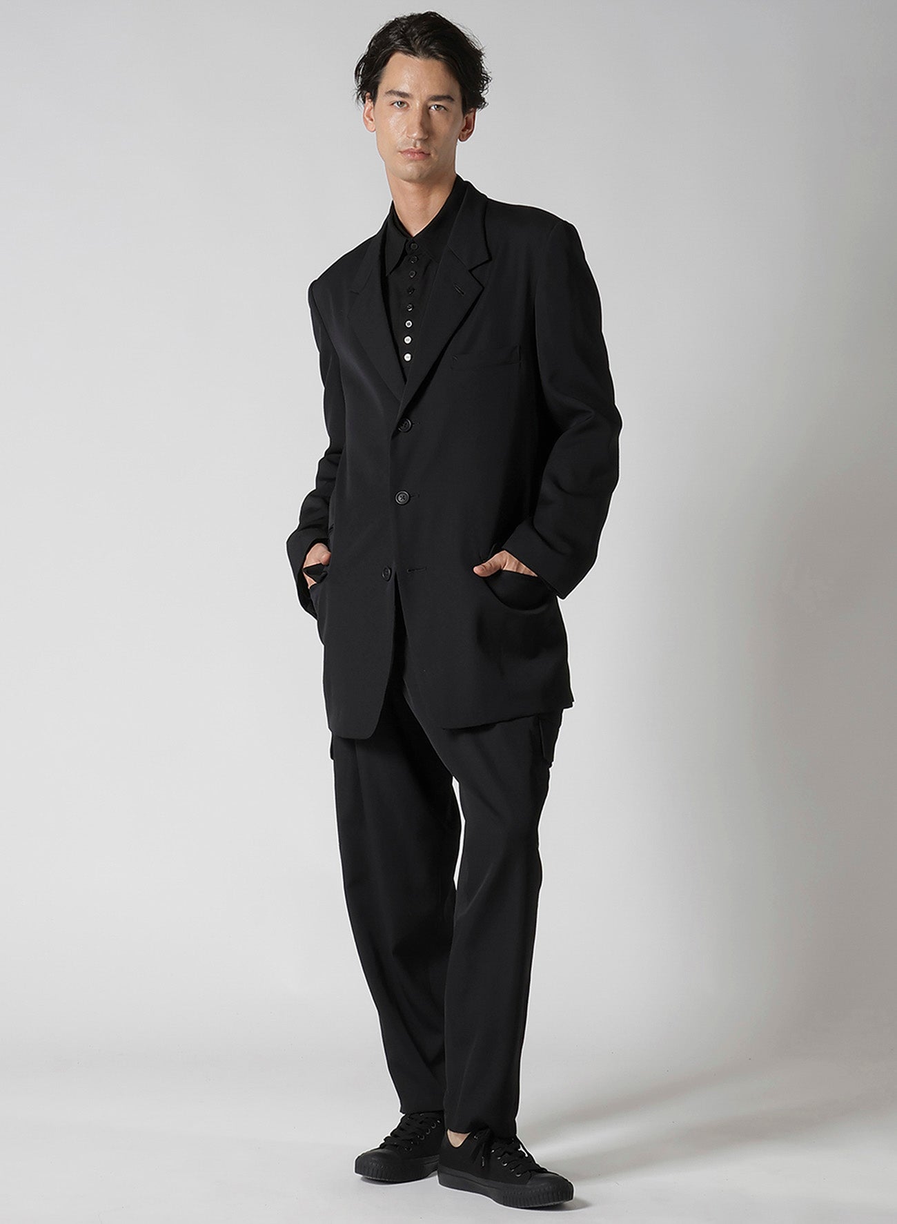 CELLULOSE LAWN BUTTON SHIRT WITH SPARE COLLAR