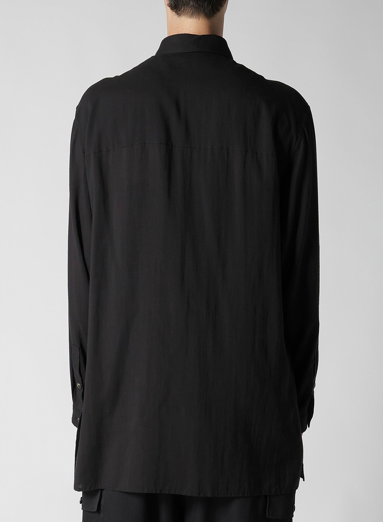 CELLULOSE LAWN BUTTON SHIRT WITH SPARE COLLAR
