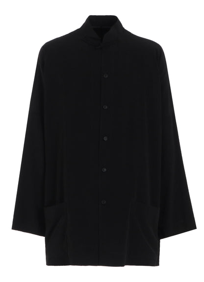 TA TUXEDO SHIRT WITH STAND COLLAR