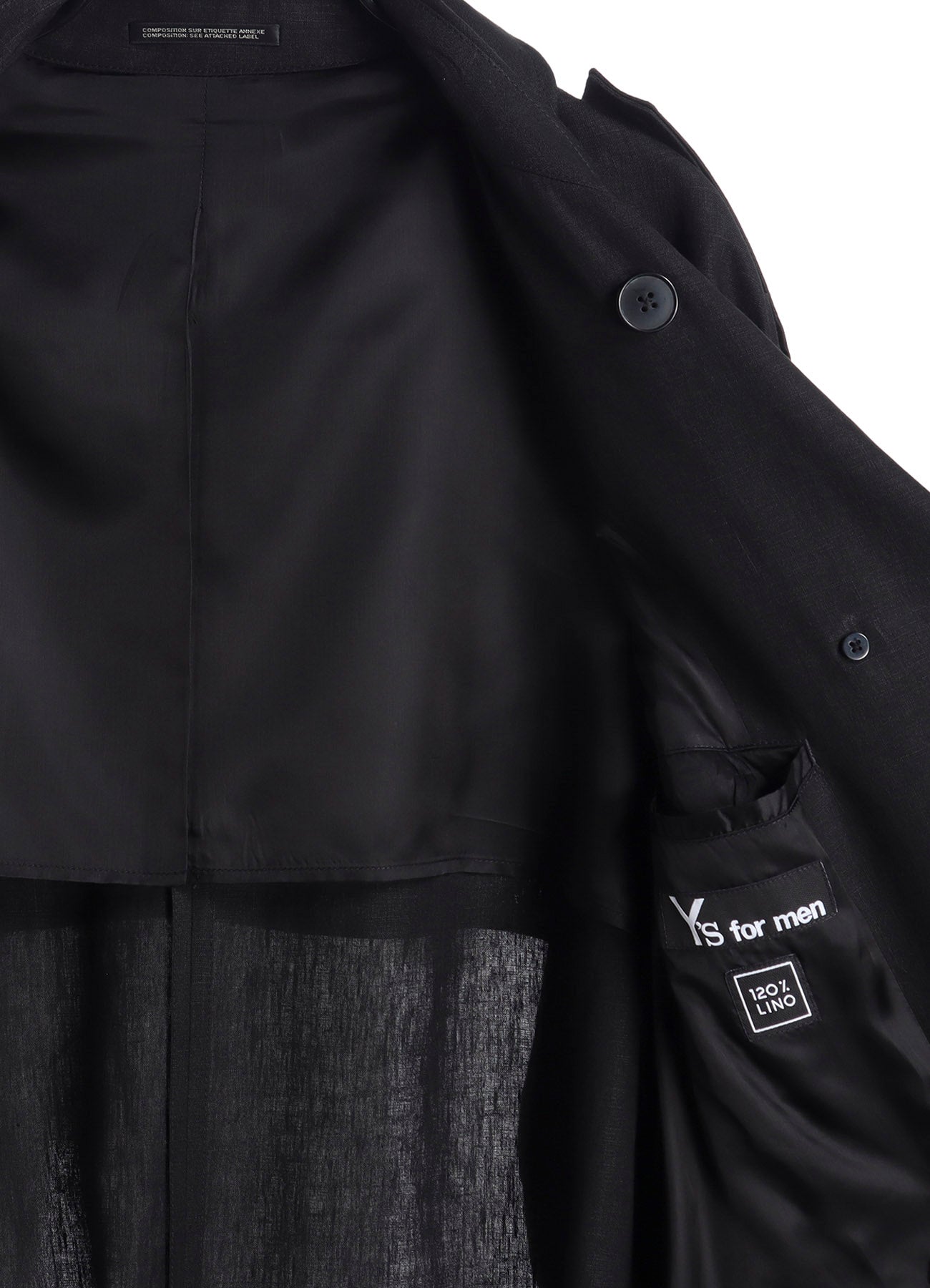 Y's for men x 120% LINO LINEN COAT