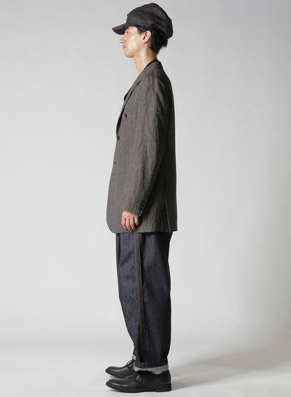 HEATHER KHADI JACKET WITH PARALLEL PANELED
