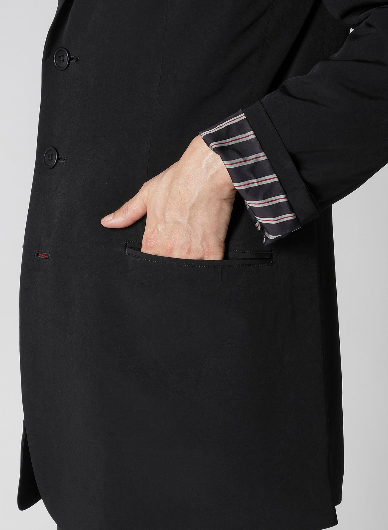 TA TUXEDO TURN BACK COLLAR JACKET