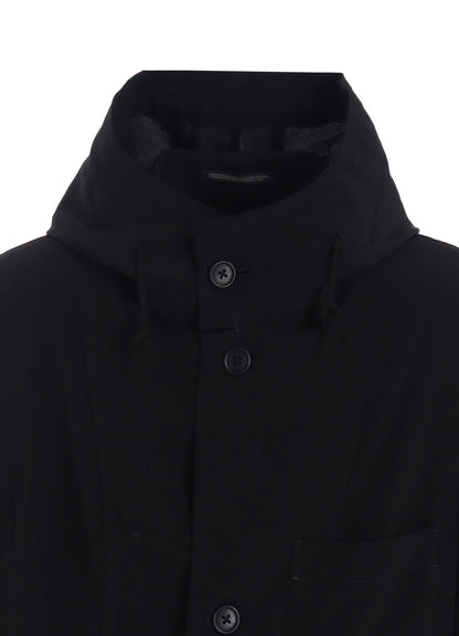 TA TUXEDO 3-BUTTON JACKET WITH HOOD