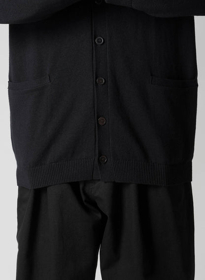 Y's for men INTERSIA LOGO CARDIGAN