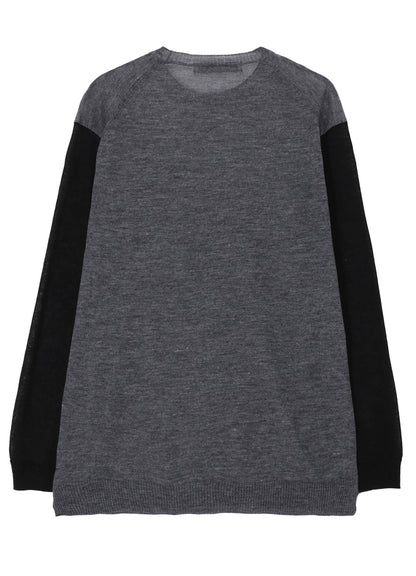12G PULLOVER KNIT WITH LOGO