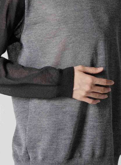 12G PULLOVER KNIT WITH LOGO