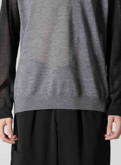 12G PULLOVER KNIT WITH LOGO