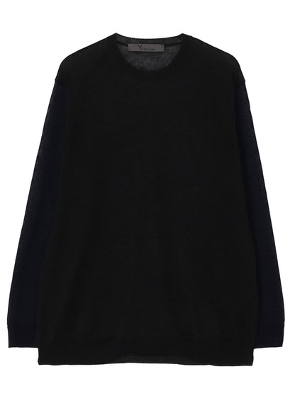 12G PULLOVER KNIT WITH LOGO
