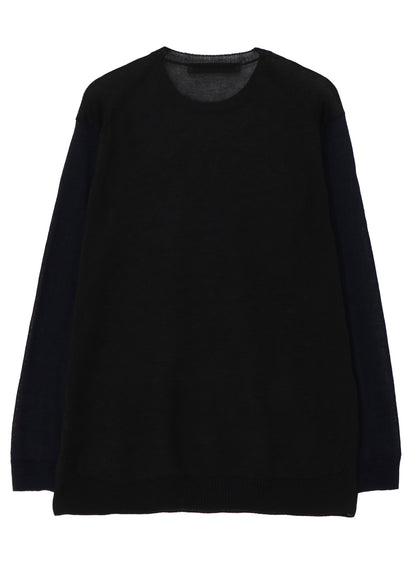 12G PULLOVER KNIT WITH LOGO