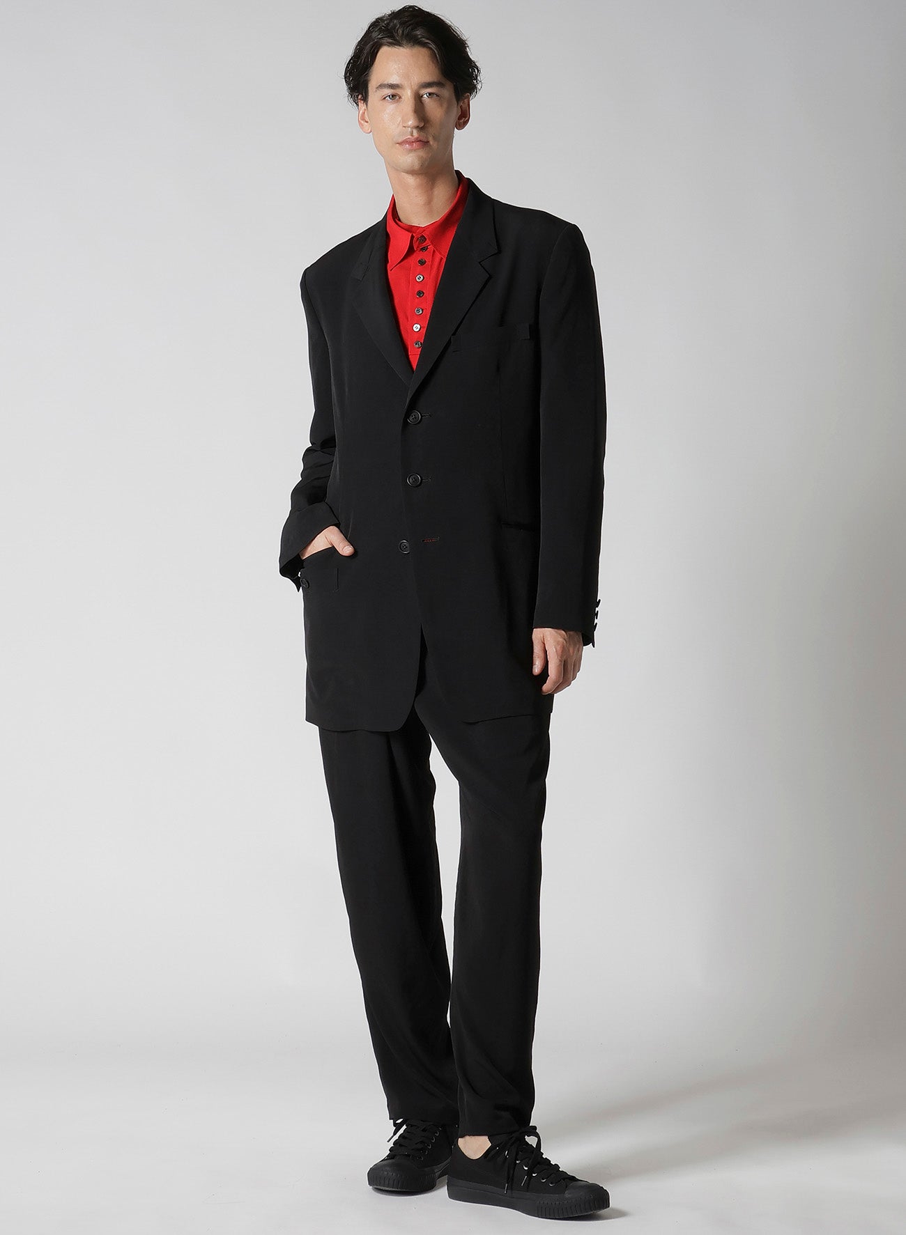 TA TUXEDO PANTS WITH POCKET DETAIL