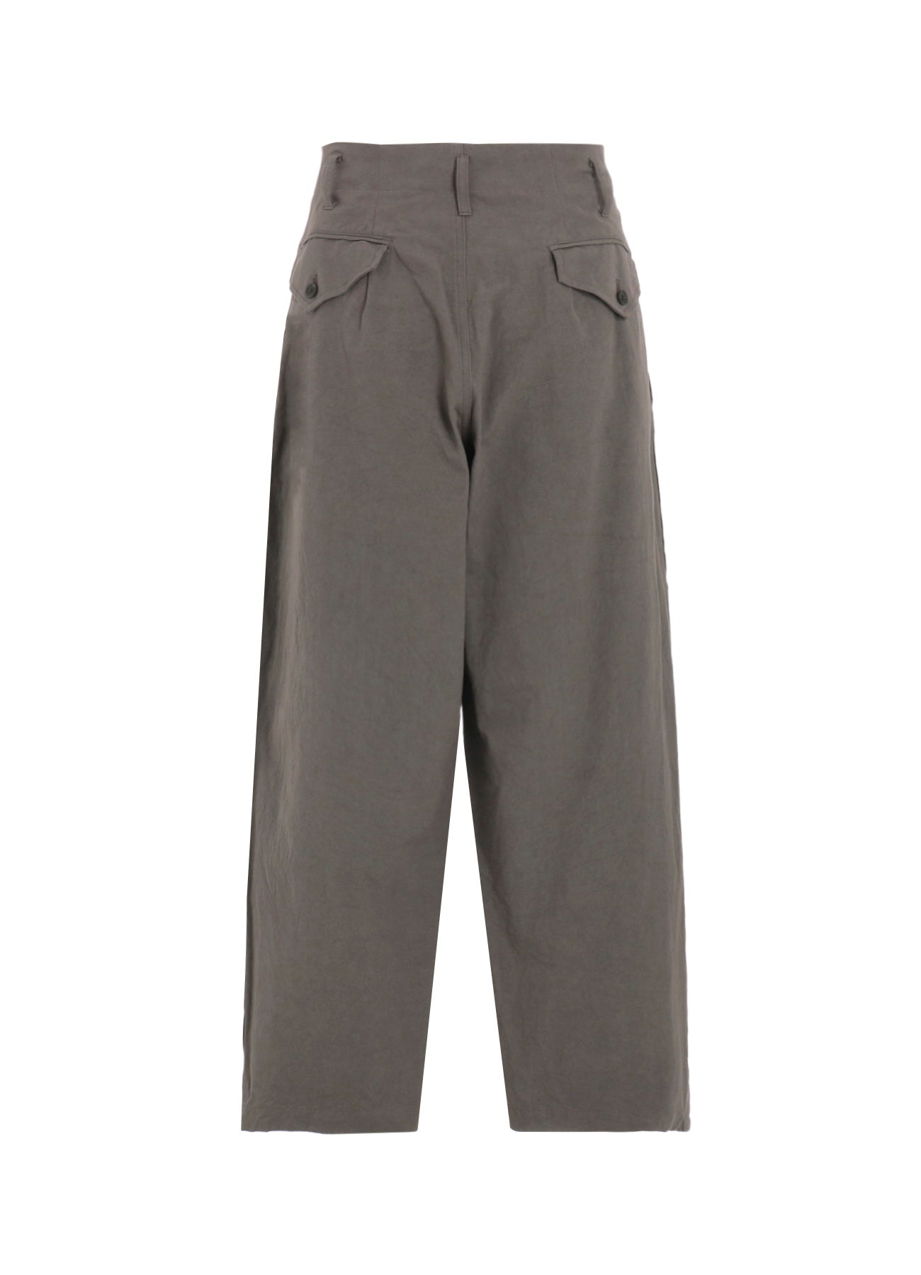 COTTON POPLIN PANTS WITH SIDE TAPE DETAIL