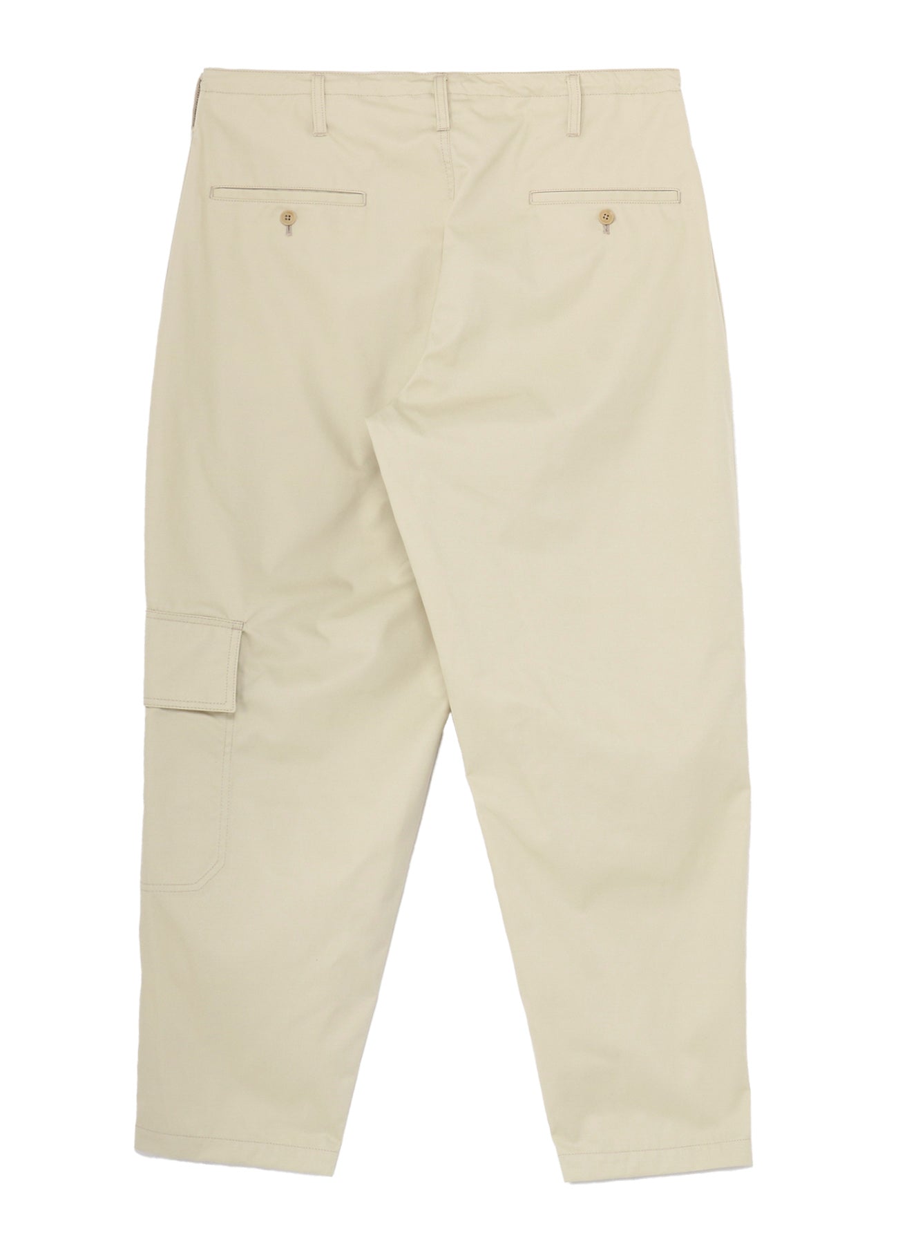 T/C TWILL PANTS WITH SIDE SEAM TUCK