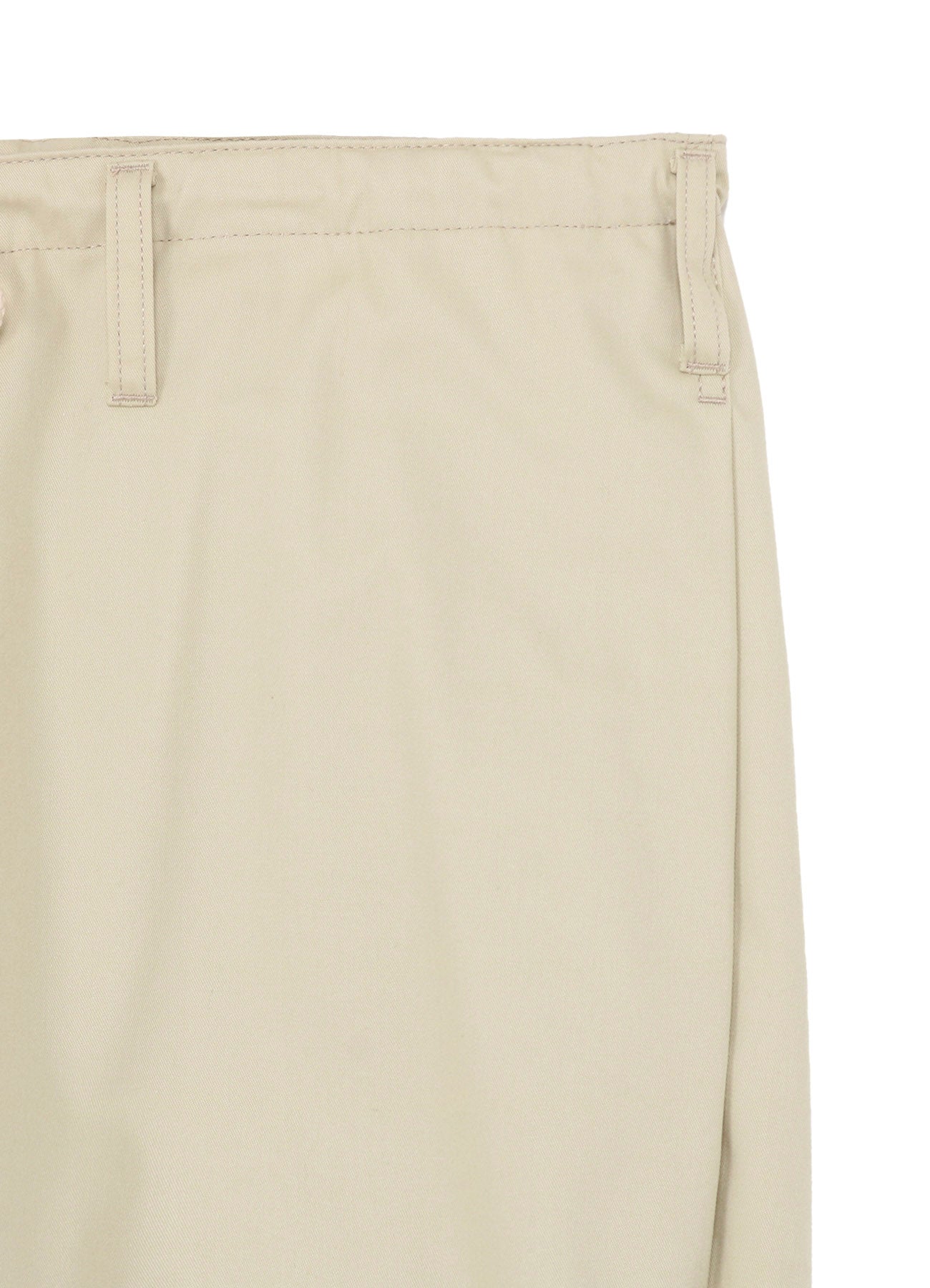 T/C TWILL PANTS WITH SIDE SEAM TUCK