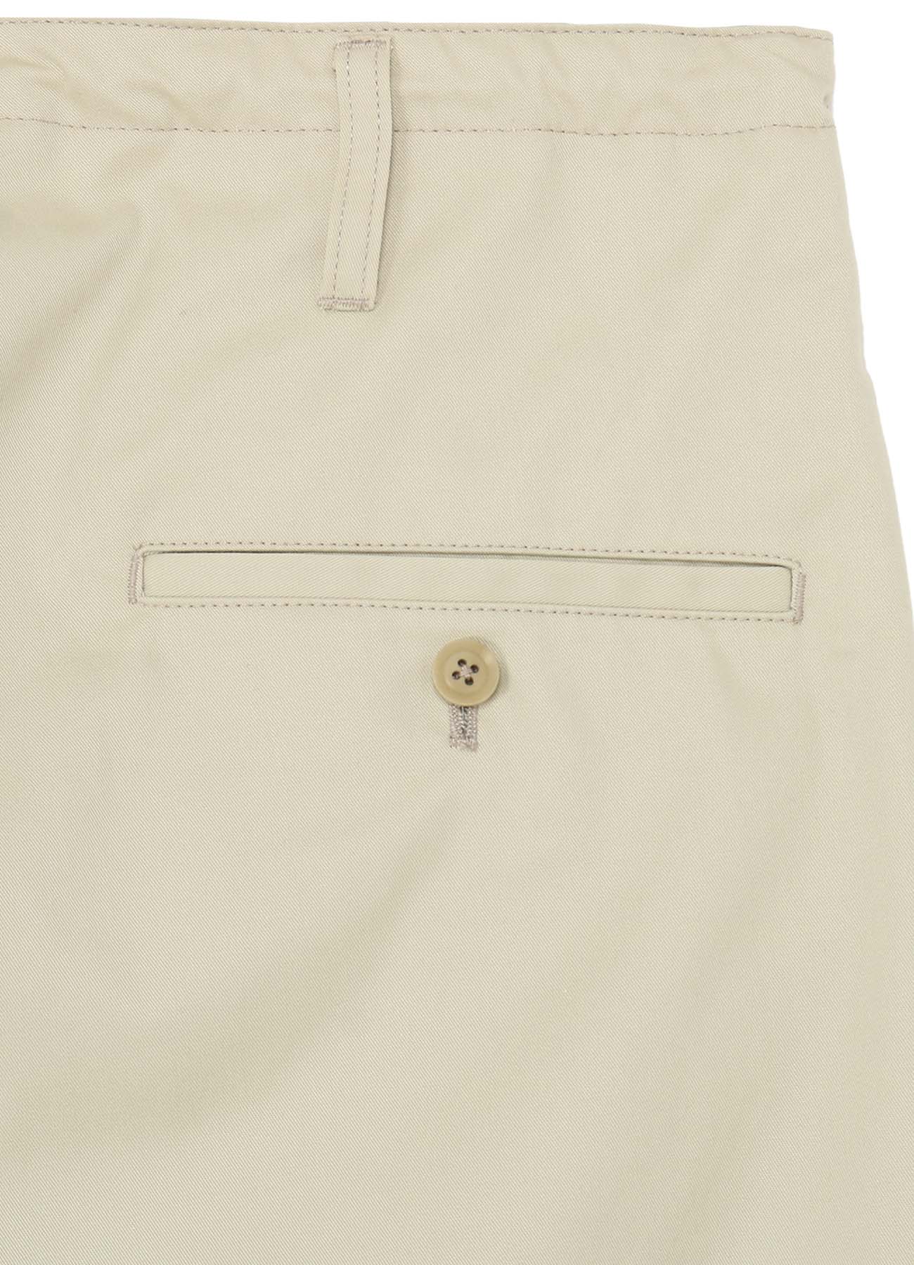 T/C TWILL PANTS WITH SIDE SEAM TUCK