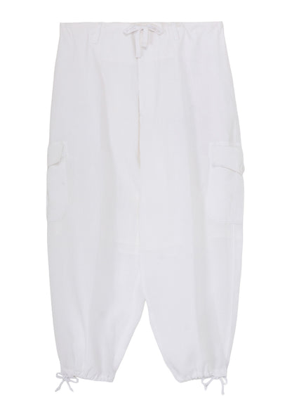 Y's for men x 120% LINO LINEN STRING PANTS WITH SIDE OUT POCKET