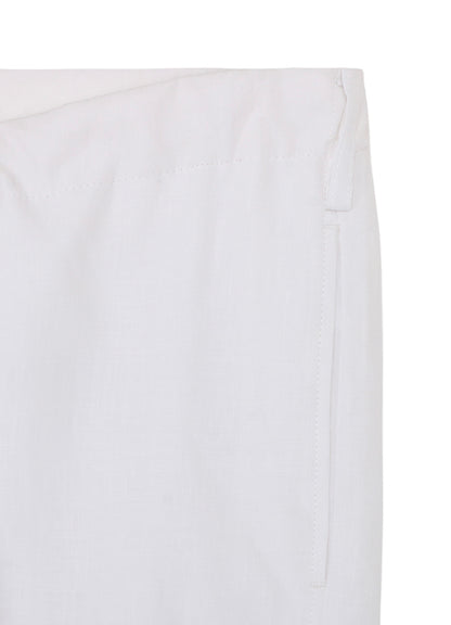 Y's for men x 120% LINO LINEN STRING PANTS WITH SIDE OUT POCKET