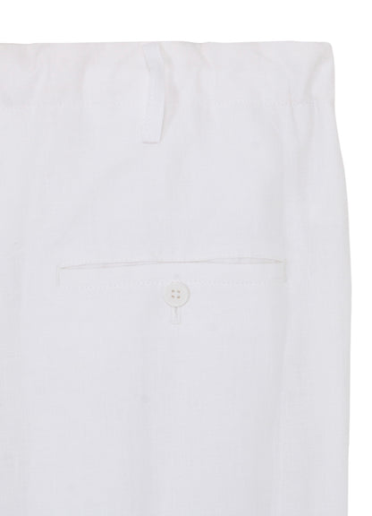 Y's for men x 120% LINO LINEN STRING PANTS WITH SIDE OUT POCKET