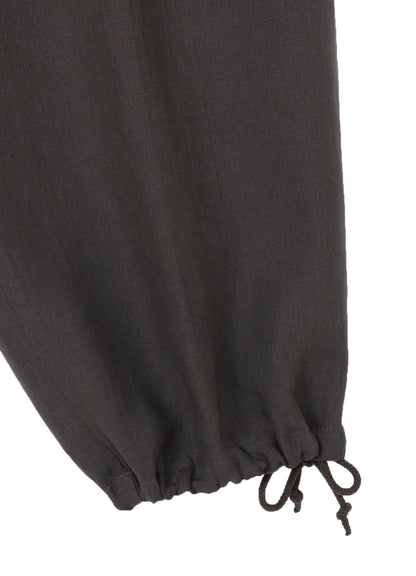 Y's for men x 120% LINO LINEN STRING PANTS WITH SIDE OUT POCKET