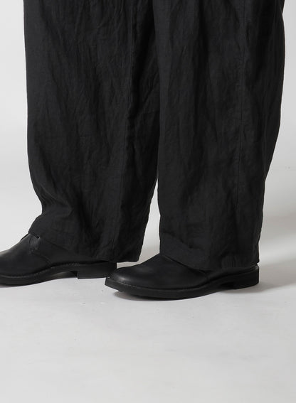 Y's for men x 120% LINO LINEN STRING PANTS WITH SIDE OUT POCKET