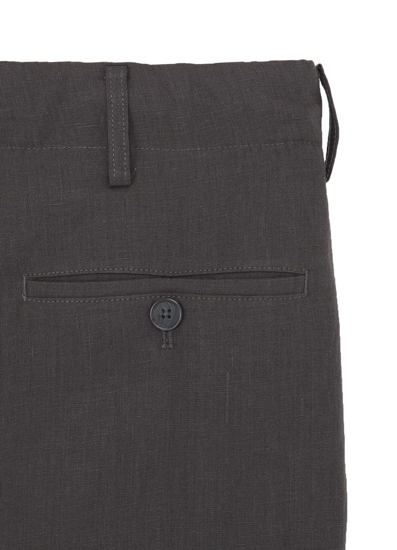Y's for men x 120% LINO LINEN SIDE TUCK PANTS