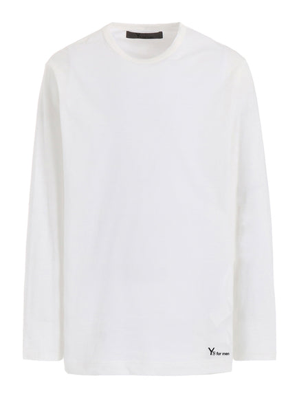 Y's for men LOGO PRINT LONG SLEEVE T-SHIRTS