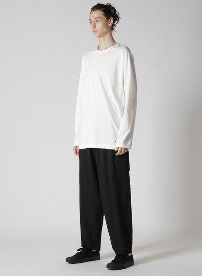 Y's for men LOGO PRINT LONG SLEEVE T-SHIRTS