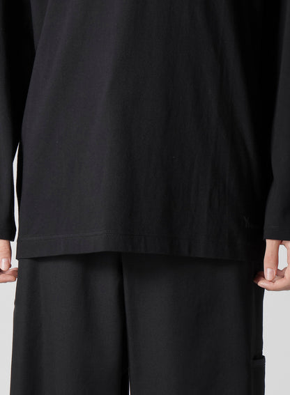 Y's for men LOGO PRINT LONG SLEEVE T-SHIRTS