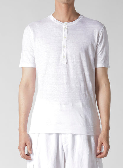Y's for men x 120% LINO HENLEY SHORT SLEEVE T