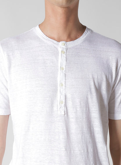 Y's for men x 120% LINO HENLEY SHORT SLEEVE T